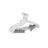Set of 20 Velvet Hangers - Velvet - White - Adjustable Clips and Non-slip Design