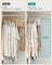 Set of 20 Velvet Hangers - Velvet - White - Adjustable Clips and Non-slip Design