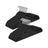Velvet Hangers - Velvet - Black - Ultra Thin Non-Slip Design with 360 Degree Swivel Hook