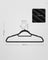 Velvet Hangers - Velvet - Black - Ultra Thin Non-Slip Design with 360 Degree Swivel Hook