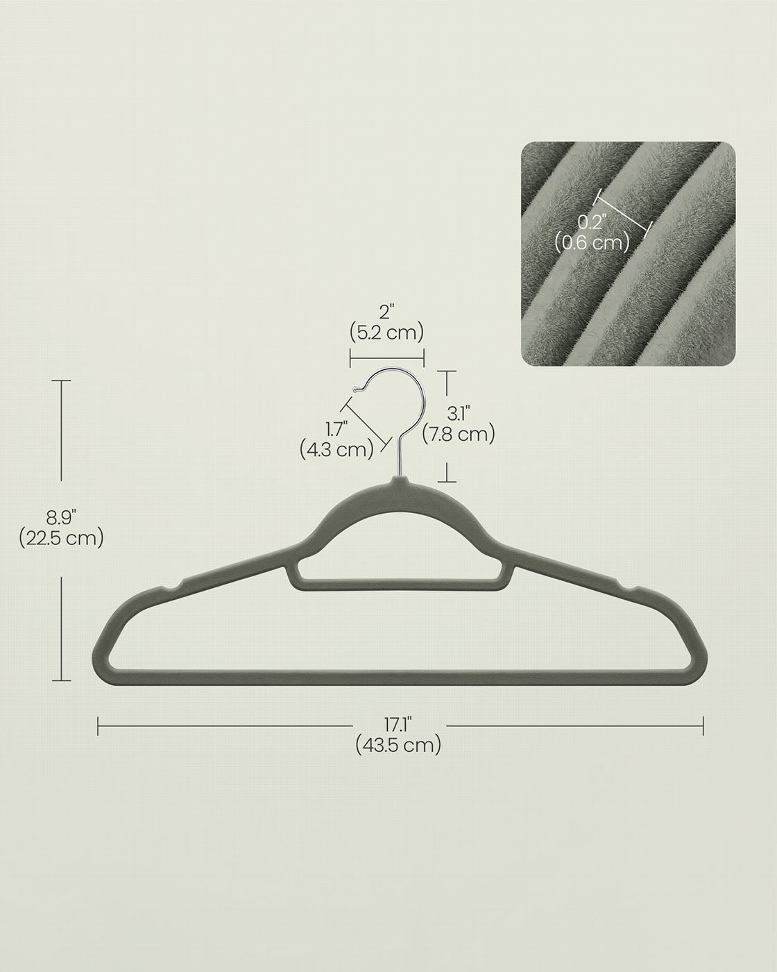 Velvet Hangers - 20 Pack - Velvet - Black - Ultra Thin Non-Slip Design with Tie Organizer and 360-Degree Swivel Hook