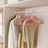 Velvet Hangers - Velvet - Coral Pink - Set of 50 with Rose Gold Swivel Hook