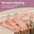 Velvet Hangers - Velvet - Coral Pink - Set of 50 with Rose Gold Swivel Hook