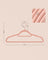 Clothes Hangers - Velvet - Black - Non-Slip Design with Rose Gold Swivel Hook