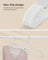 Pack of 50 Heavy Duty Plastic Hangers - White - Non-Slip Design