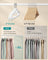 Pack of 50 Heavy Duty Plastic Hangers - White - Non-Slip Design