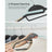 Set of 20 Plastic Hangers - Plastic - Black and Brown - Thin Space Saving with 360° Rotating Hook
