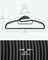 Plastic Hangers - 50-Pack - Plastic - Black - Space-Saving Non-Slip Design