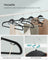Plastic Hangers - 50-Pack - Plastic - Black - Space-Saving Non-Slip Design