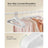 Set of 20 Plastic Hangers - Plastic - White - Non-Slip