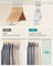 Plastic Hangers - White - Non-Slip