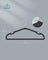 Pack of 50 Heavy-Duty Plastic Hangers - Ink Black - Wide Shoulder Notches