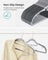 Heavy Duty Plastic Hangers - Grey - Non-Slip Design