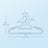 Coat Hangers - Heavy-Duty Plastic - Light and Dark Grey - Non-Slip
