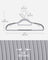 Heavy Duty Plastic Hangers - Grey - Non-Slip Design