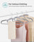 Heavy Duty Plastic Hangers - Grey - Non-Slip Design