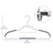 Heavy-Duty Plastic Clothes Hangers - 360° Swivel Hooks - Light and Dark Grey - Non-Slip Grip