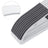 Heavy-Duty Plastic Clothes Hangers - 360° Swivel Hooks - Light and Dark Grey - Non-Slip Grip