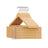 Wooden Coat Hangers - Maple Wood - Natural - 360 Degree Rotating with Skirt Notches and Trouser Bar