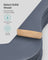 Wooden Hangers - Maple Wood - Lead Grey and Silver - Set of 20 with Shoulder Notches and Anti-Slip Trousers Bar