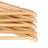 Wooden Coat Hangers - Maple Wood - Natural - Set of 20 with Trouser Bar for Children