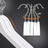 Wood Coat Hangers - Pack of 30 - Solid Wood - White - Non-Slip Trousers Bar with Shoulder Notches and 360 Degree Swivel Hook