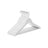Wooden Clothes Hangers - Wood - White - Pack of 50 with Metal Hook and Anti-Slip Sleeve
