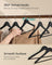 Wooden Hangers - Ink Black - Solid Birch