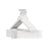 Wooden Hangers - Solid Birch Wood - Cloud White - Pack of 20 with 360° Swivel Hooks