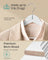 Wooden Hangers - Solid Birch Wood - Cloud White - Pack of 20 with 360° Swivel Hooks