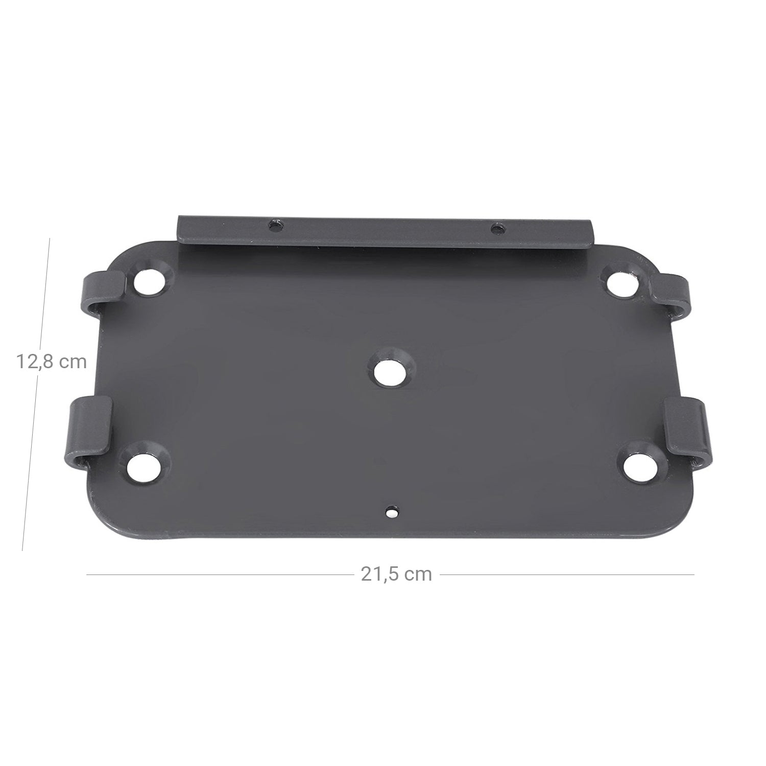 Metal Base - Steel - Silver - for Bilateral Awning Cassette