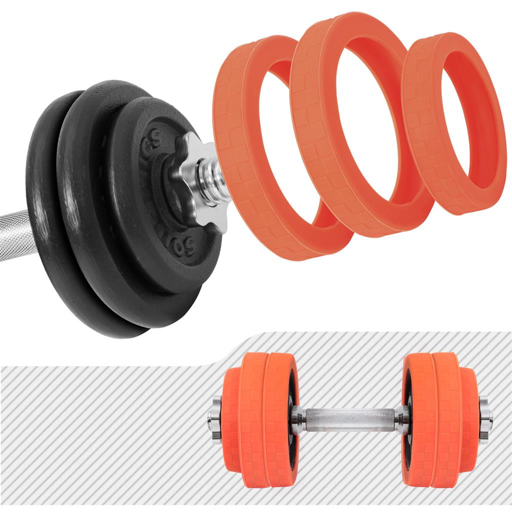 Adjustable Dumbbells Set - Cast Iron - Black - Includes Extra Barbell Bar