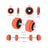Adjustable Dumbbells Set - Cast Iron - Black - Includes Extra Barbell Bar