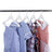 Children's Wooden Clothes Hangers - Wood - White - 360° Rotating Hook with Notches