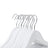 Children's Wooden Clothes Hangers - Wood - White - 360° Rotating Hook with Notches