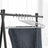 Trousers Hangers - Non-Slip, Set of 20 - Chrome-Plated Metal - Black