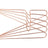 Clothes Hangers - Metal - Rose Gold - Chromium Plated