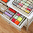 Underwear Organizer - Fabric - Grey - Collapsible Drawer Dividers Set of 4