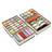Underwear Organizer - Fabric - Grey - Collapsible Drawer Dividers Set of 4