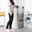 Clothes Drying Rack - Stainless Steel - Blue - Height-Adjustable Wings
