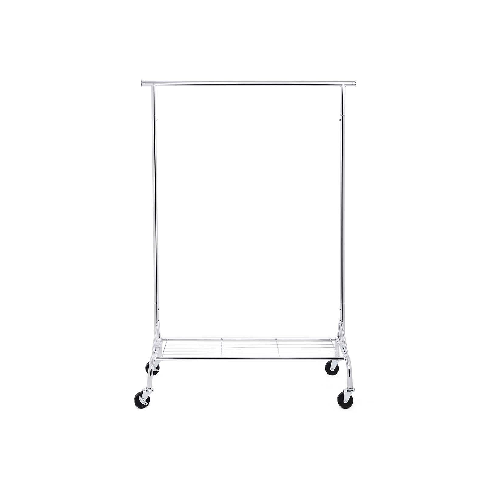 Heavy Duty Clothes Rail - Metal - Chrome