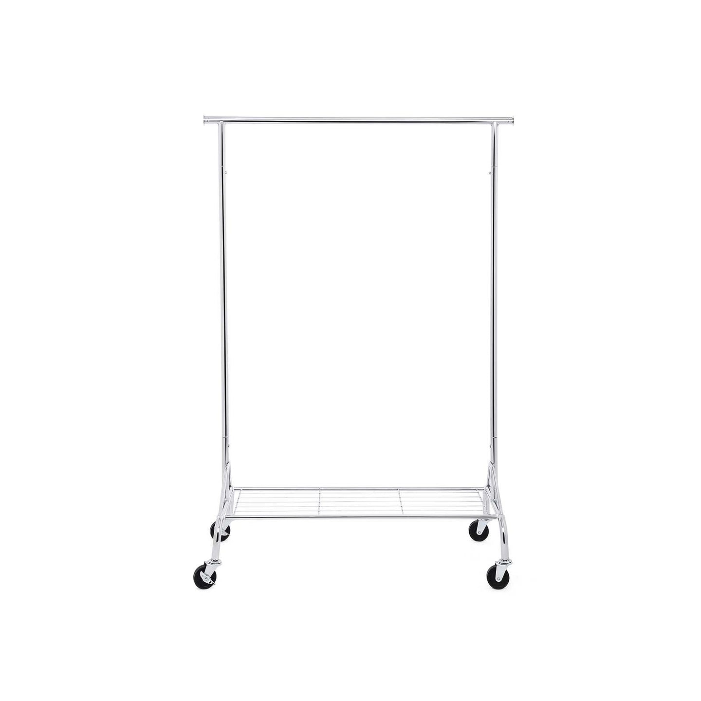 Heavy Duty Clothes Rail - Metal - Chrome