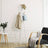 Coat Rack Stand - 9 Hooks - Beech Wood - Black with Natural Grain