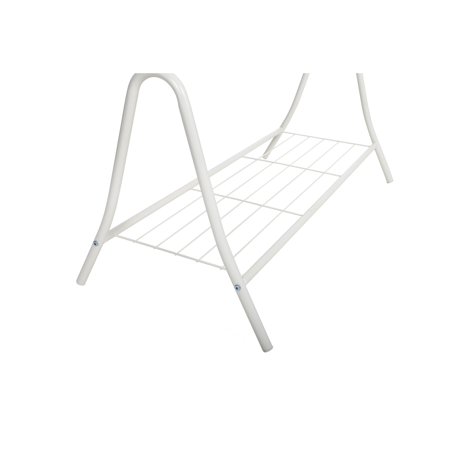 Coat Rack - Metal - Cream - Modular Design with Rail