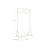 Coat Rack - Metal - Cream - Modular Design with Rail