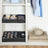 Collapsible Drawer Organiser - Fabric - Dark Grey - Set of 4 for Bras