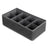 Collapsible Drawer Organiser - Fabric - Dark Grey - Set of 4 for Bras
