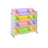 Toy Storage Unit - 12 Removable Bins - PP Plastic - Candy Color and White