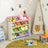 Toy Storage Unit - 12 Removable Bins - PP Plastic - Candy Color and White