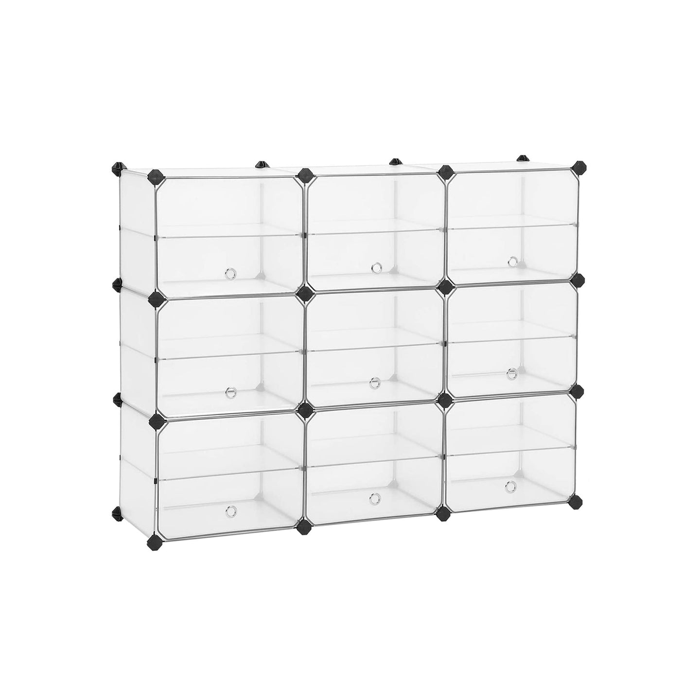 Cube Storage Unit - Plastic - White - Includes Dividers and Rubber Mallet